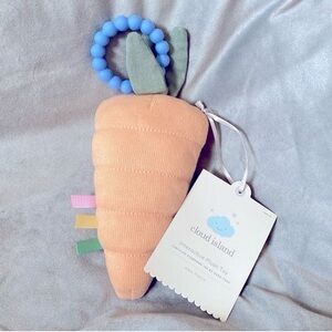 Cloud island plush carrot toy